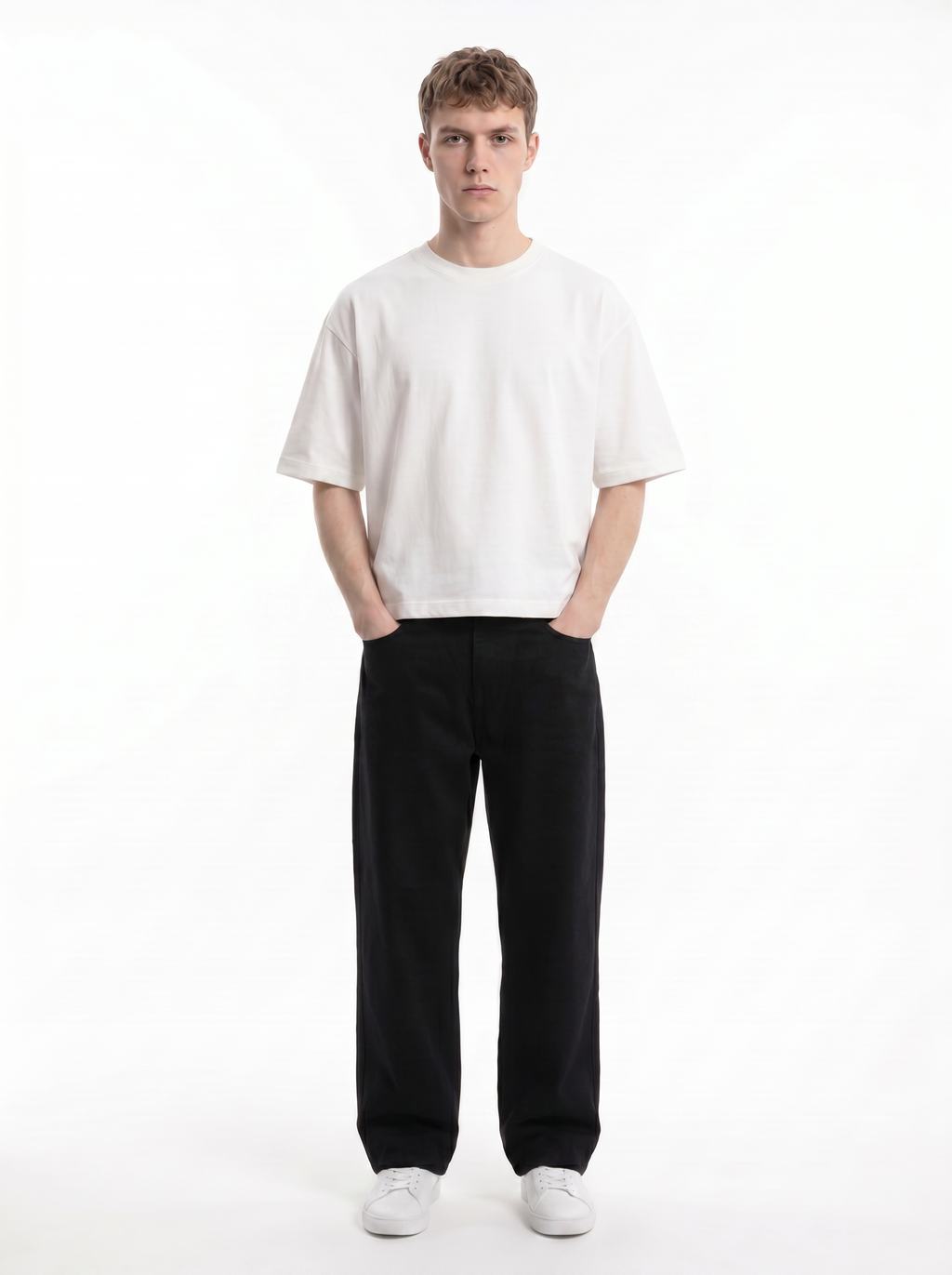 BASIC HEAVYWEIGHT T-SHIRT - WHITE